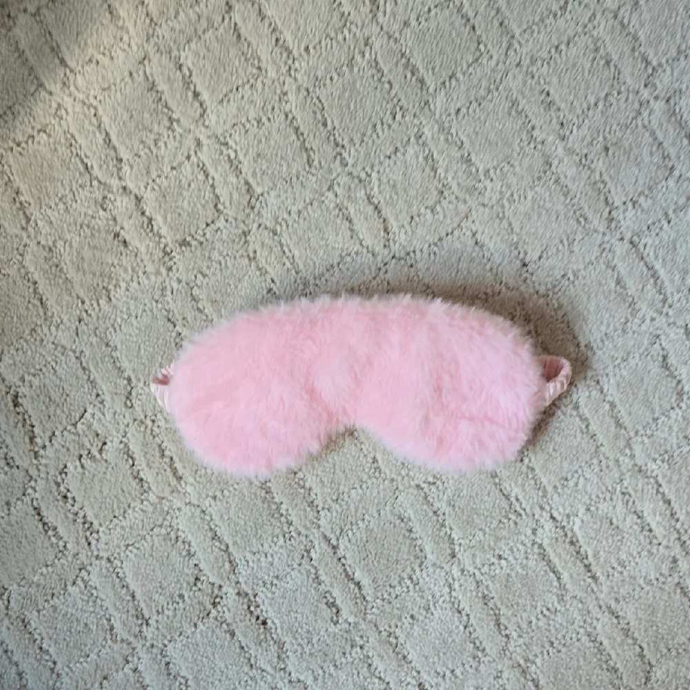 Fluffy Pink and Purple Kids Sleep Masks
